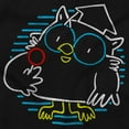 thumbnail image 2 of Tootsie Roll Pop Mr Owl Neon Sign Men's Graphic T Shirt Tees Brisco Brands S, 2 of 6