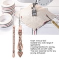 thumbnail image 3 of 2pcs Retro Seam Remover With Sewing Position Tape Exquisite DIY Hand Stitch Removal Tool, Quickly Remove Threads, Wide Applications For Sewing And Fabrication, 3 of 8