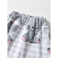 thumbnail image 5 of Newborn Infant Baby Boy Clothes Long Sleeve Romper Pants Headband Hat Outfits Set ( 3-6 Months, Grey), 5 of 6