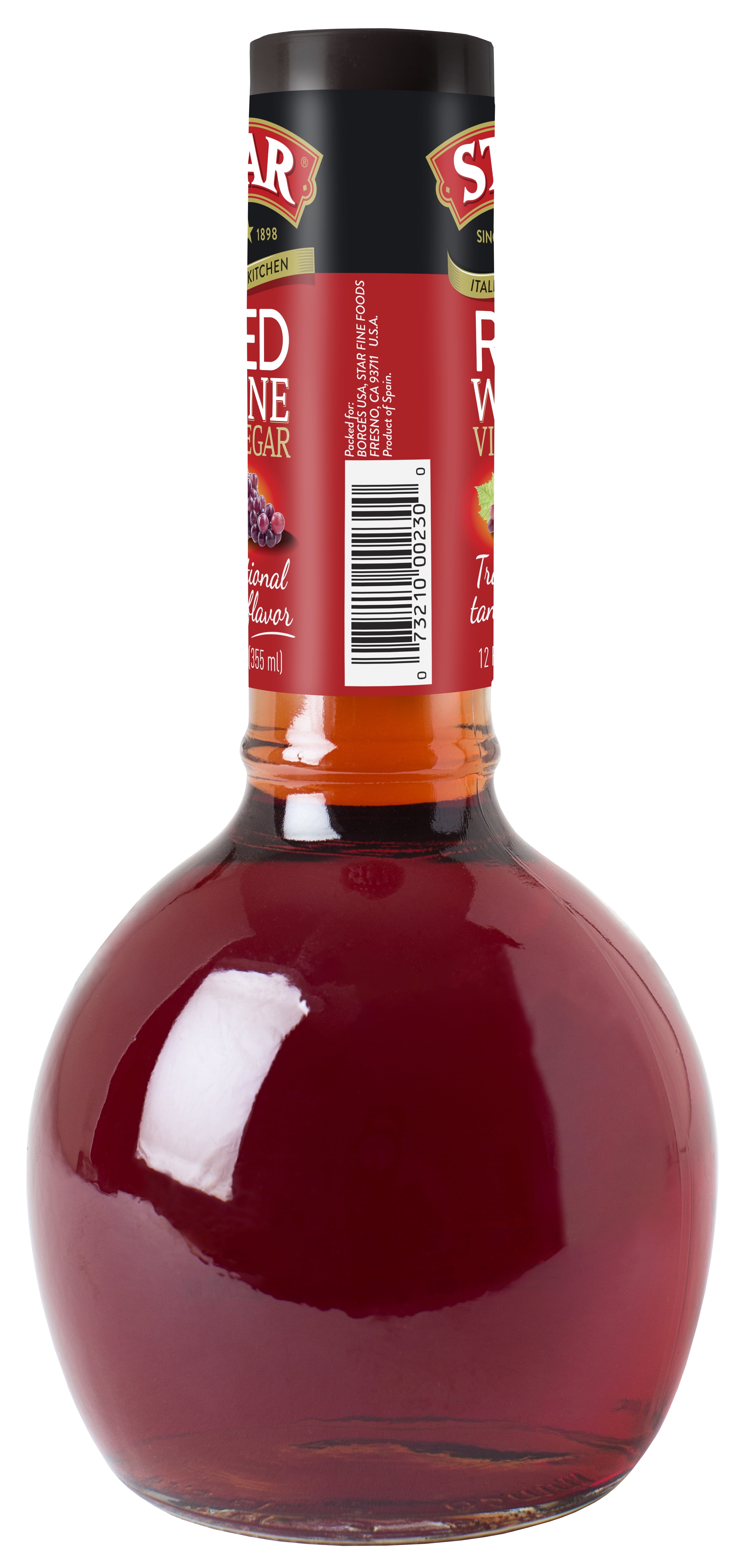 (2 pack) Star Italian Kitchen Red Wine Vinegar 25 fl oz, Bottle