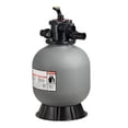 thumbnail image 1 of KFFKFF Sand Filter, 18-Inch, 40 GPM Above Inground Swimming Pool Sand Filter System, with 7-Way Multi-Port Valve, Backwash, Rinse, Recirculate, Waste, 1 of 9