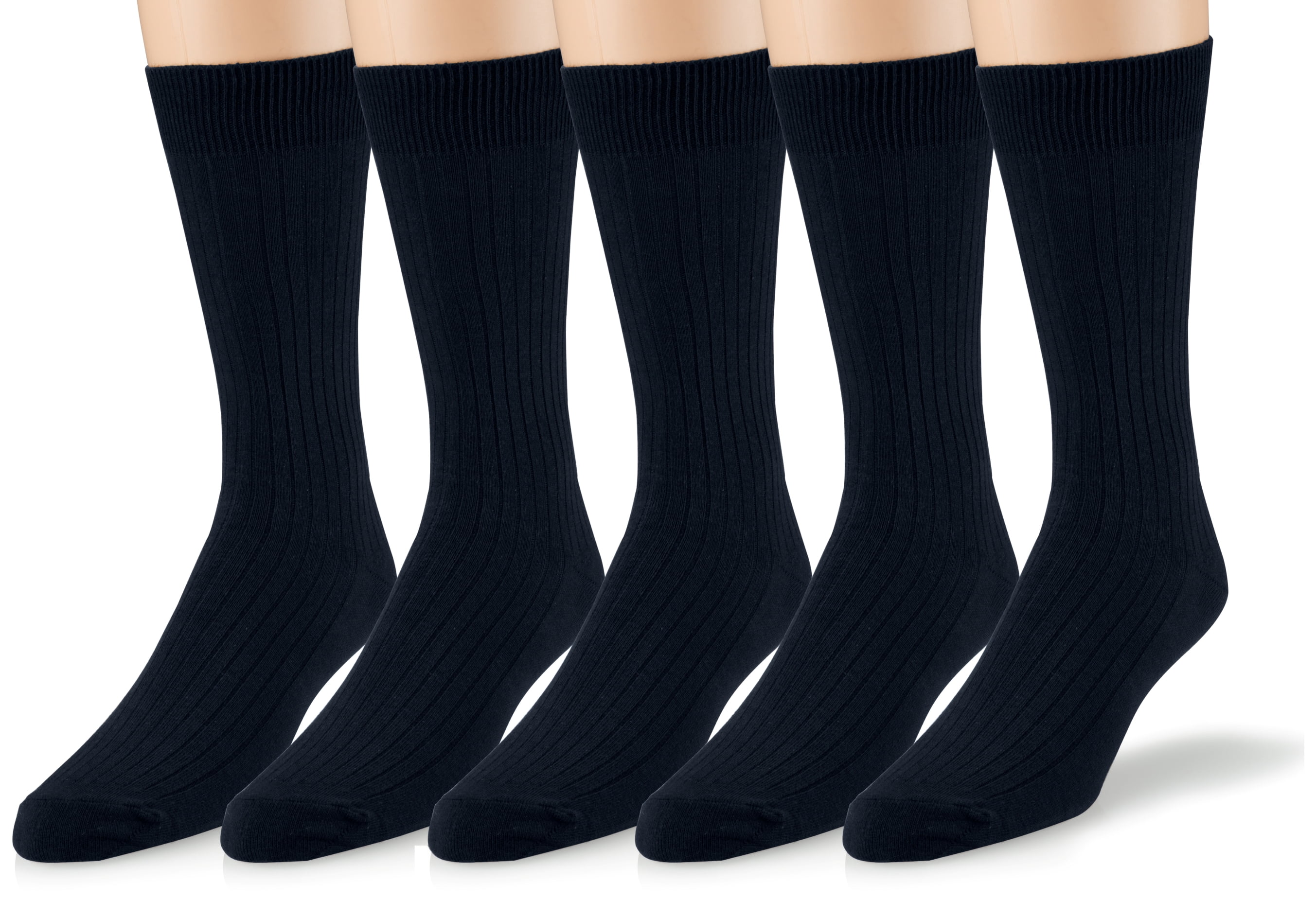 Ribbed cotton knit Socks