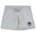 thumbnail image 3 of Women's Concepts Sport Gold/Heather Gray Los Angeles Lakers Plus Size Long Sleeve Top and Shorts Sleep Set, 3 of 3