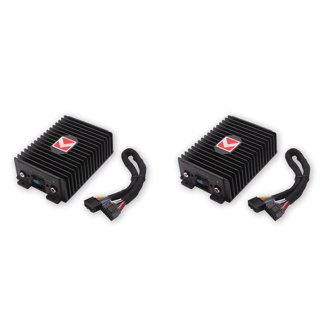 2X Android Navigation Amplifier Box Professional Car Stereo Audio 4x80W High Power Sound Upgrade HiFi Amplifier,2 x Car Amplifier,Black
