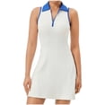 thumbnail image 1 of GYUJNB Robe de Tennis pour Femmes, Robes de Golf Athlétiques avec Shorts Intégrés Soutien-Gorge Intégré Robe d'Exercice avec Poches, 1 of 6