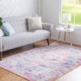 thumbnail image 4 of Rugs.Com Budapest Collection Area Rug ‚Äì 5' x 8' Red Low-Pile Rug Perfect For Bedrooms, Dining Rooms, Living Rooms, 4 of 4