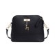 thumbnail image 1 of Sonducket Bolso de hombro de cuero para mujer, bolsos organizadores de pintalabios con correa ajustable, bolsos de compras para interiores y exteriores, Bolsas de mensajero y de hombro negro, 1 of 7