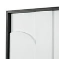 thumbnail image 4 of 26" x 31" Dimensional Curved Art Deco Geometric Framed Wall Art with Black Wooden Frame, by DecMode, 4 of 9