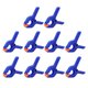 thumbnail image 2 of 10 Uds. Abrazaderas de resorte de 2 pulgadas Clip para carpintería fondo de estudio fotográfico (azul) Likrtyny Piezas de repuesto para herramientas, 2 of 5