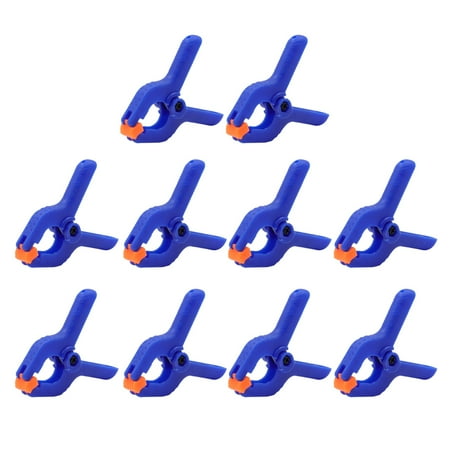 

10pcs 2inch Spring Clamps Woodworking Clip Photo Studio Background (Blue)