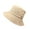 Khaki, variant on Fimkaul Summer Womens Bucket Hat Men Caps Unisex Washed Old Shade Solid Breathable Hole Hollow Denim Fisherman Hat Sun Hats