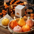 thumbnail image 6 of Zoxiy Fall Pumpkin Votive Candles,Thanksgiving Scented Tealight Candles,Handmade Scented Fall Pumpkin Soy Wax Candle,Fall Pumpkin Shaped Candles for Home Bedroom Bathroom,Table Centerpiece Decor, 6 of 7