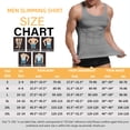 thumbnail image 5 of Men's Fashion Compression Undershirts Ultra Slimming Body Shaper Belly Control Vest Workout Active Gynecomastia Tank Tops, 5 of 5