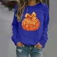 thumbnail image 2 of Uoodti Oversized Long Sleeve Crewneck Sweatshirts for Women Thanksgiving Cute Graphic Pullover Loose Drop Shoulder Gift Tunic Tops, 2 of 5