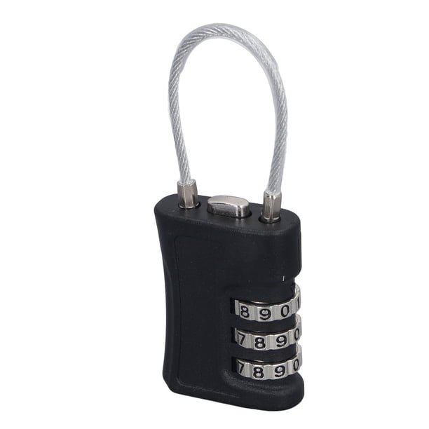 Cerraduras De Equipaje De Viaje TSA, Cerraduras De Equipaje TSA De Acero Inoxidable Reajustables Flexibles Para Maleta De Oficina