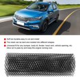 thumbnail image 4 of Universal Car Grille Mesh Net Grid Bumper Rhombic Grill, Waterproof And Easy To Install, Protects Intercooler And Engine Bay For Any Vehicle Opening, 10x20mm Aluminum Alloy, Black, 4 of 8