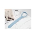 thumbnail image 5 of INSPIRE CHIC Men's Self-Tied Solid Color Formal Slim Ties Light Blue, 5 of 5