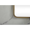 thumbnail image 7 of Elegant Decor Soft corner metal square mirror 42x42 inch in Silver, 7 of 7