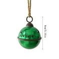 thumbnail image 3 of Christmas Pendant under $5! Cagogo Christmas Vintage Metal Pendant with Hanging Rope, 2D Acrylic Bell Ornament for Tree Door Wall, Festive Holiday Decoration, Rustic Christmas Decor, 3 of 8