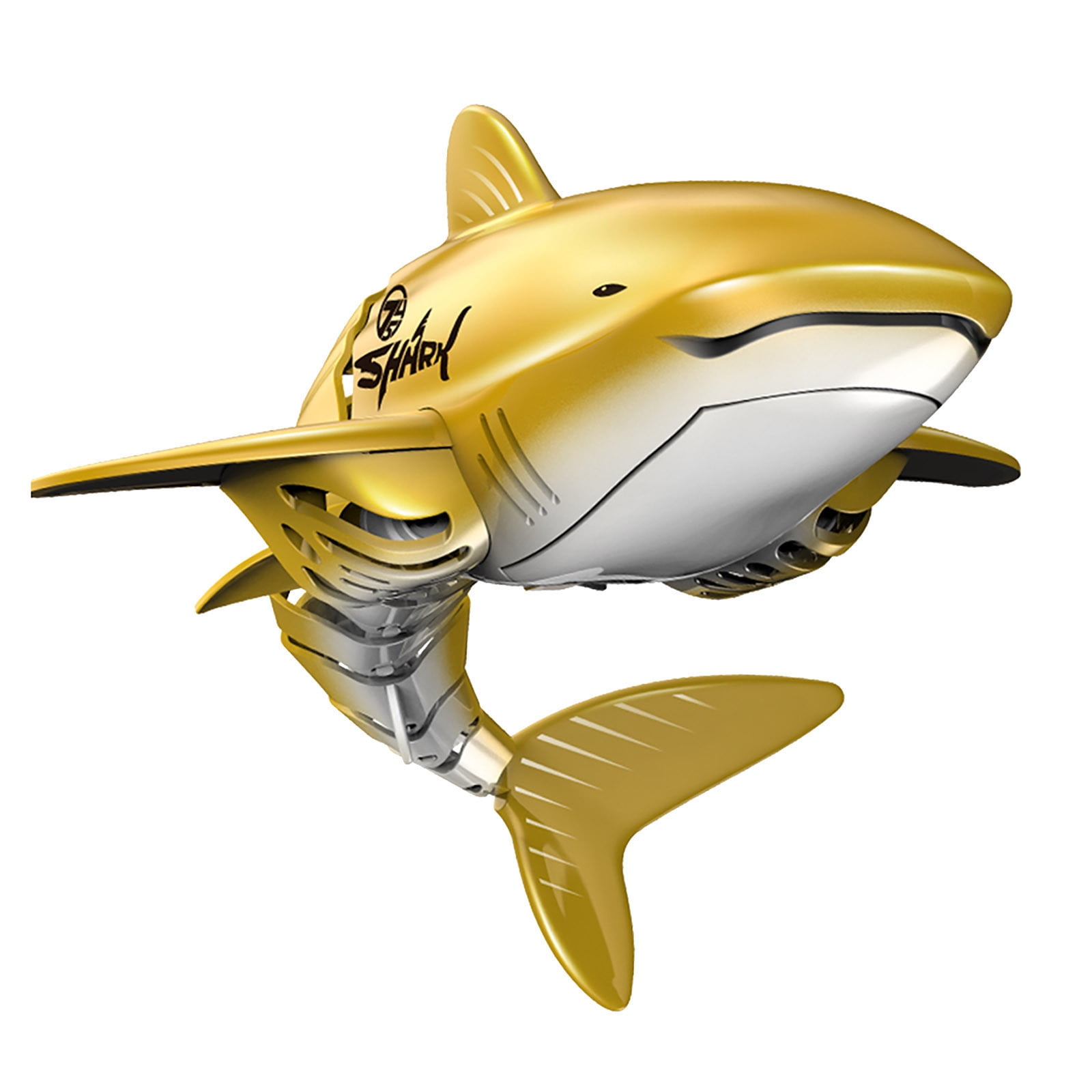 C Underwater Rc Shark Toy 2.4Ghz 4 Channel Remote Control Electronic Fish For Pool Play