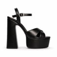 thumbnail image 1 of Sandalia de Tacón Alto 14 cm para Mujer Antonio Cavala 2907 Negro o Dorado Plataforma 4 cm negro 24.5, 1 of 8