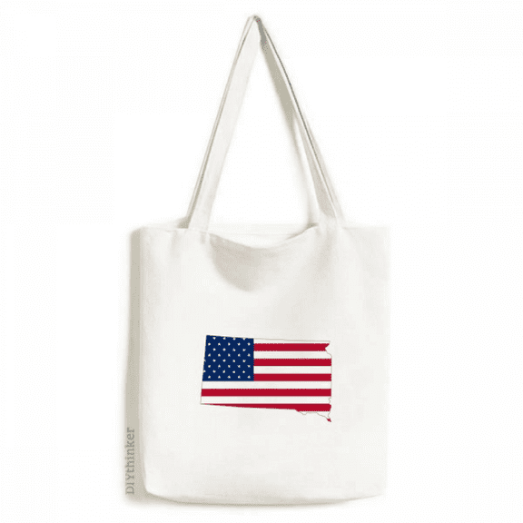 South Dakota Tote Canvas Bag Shopping Satchel Casual Handbag