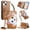 Brown, variant on For Apple iPhone 15 Case Cat Pattern Buckle Zipper Wallet  5-card  Flip Wallet Leather With Card Holder Magnetic Closure Phone Cases Cover With Shoulder Strap and Wrist Strap,Beige,For iPhone 15