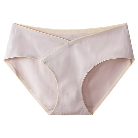 

KaLI_store Seamless Panties for Women Womens Seamless Underwear No Show Panties Briefs Soft Stretch Bikini Underwears Rose Gold L
