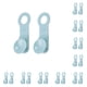 thumbnail image 1 of Inteprter Paquete de 2 elevadores de asiento de inodoro, mango de ventosa para baño, evita tocar la cubierta reutilizable, soporte de elevación Type2 NO2, 1 of 6