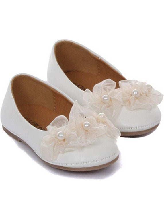 ivory dress flats