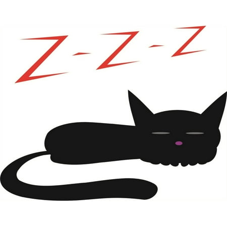 Do It Yourself Wall Decal Sticker Cat Design Kids Boys Bed Room 20×30