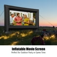 thumbnail image 2 of Costway 20FT Inflatable Movie Projector Screen Projection Outdoor Home Theater W/ Blower, 2 of 10