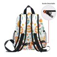 thumbnail image 5 of FORMRS School Backpack with Front Zippered Pocket 12" Student Travel Daypack, Floral Easter Eggs, 5 of 6