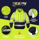 thumbnail image 5 of Sudadera wefeyuv 3XL con capucha reflectante de seguridad amarillo azul marino, 5 of 7