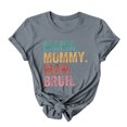 thumbnail image 4 of LYXSSBYX Mama Shirts for Women Short Sleeve Women's Letter Printed Short Sleeved Casual Loose Top Short Sleeved Round Neck Top/shirt, 4 of 6