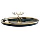 thumbnail image 2 of Ring Dish Deer Jewelry Holder Kitchen Counter Use Round Shape Ceramic 1Pack, 2 of 4
