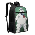 thumbnail image 2 of Stay_Puft_Ghostbusters Backpack Shoulders Daypack Student School Bag Satchel Bookbag Outdoor Casual Laptop Rucksack Knapsack 17 inch, 2 of 6