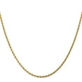 thumbnail image 2 of 14K Yellow Gold Rope Chain Styles Necklace 1.75 mm Diamond-Cut 18 inch, 2 of 4