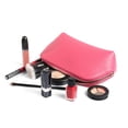 thumbnail image 2 of Bolsa organizadora de viaje de piel auténtica Londo para maquillaje, 2 of 8
