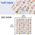 thumbnail image 5 of Coolnut Set of 4 Wildflowers Satin Napkin Square 20 Inches Table Napkins Soft Smooth Decorative Napkins for Wedding Banquet Party Decoration, 5 of 6