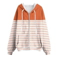 thumbnail image 6 of Fashion Zip Up Hoodie for Womens Pullover Plus Size Non Positioning Printed Long Sleeved Regular Sleeve Top Hoodie, 6 of 6