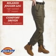 thumbnail image 2 of Dickies Womens Cargo Pants Stretchy Twill High Rise Cargo Joggers Casual & Utility Work Pants for Women, 2 of 7
