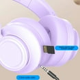 thumbnail image 5 of Latrodar Headphones Wireless Bluetooth Headset Subwoofer Bluetooth Safety Guaranteed orts Game Headphones Purple 8x6.4 Inch Home Essentials, 5 of 5
