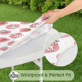 thumbnail image 5 of White Cow Strawberry Jar Pattern Round Fitted Tablecloth with Elastic Edge,Dining Table Cover Waterproof,Outdoor Round Tablecloth for Camping,Dining,Indoor and Outdoor, 5 of 7