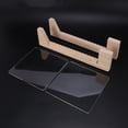 thumbnail image 5 of 3X Vinyl Record Storage Holder,Acrylic Ends,Display Your Singles and LPs in This Modern Portable Rack Unit, 5 of 5