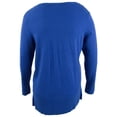 thumbnail image 2 of Maison Jules Women's V-Neck Sweater (L, Eastern Blue), 2 of 3
