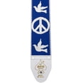 thumbnail image 1 of Ace Vintage Reissue Sangle de Guitare - Paix & Colombe, Bleu, 1 of 4