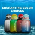 thumbnail image 5 of Cocosmile Pearl Dazzle Kids Insulated Water Bottle - Durable & Pearlescent Design - Easy Open Button & Carrying Lanyard - Tritan Plastic Water Bottle for School Boys Girls, BPA Free (Without Straw), 5 of 7
