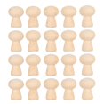 thumbnail image 3 of 20 unids Peg Doll Cuerpos De Madera Cabeza de Seta Forma Inacabada DIY Decoración para Artes y Artesanías, 3 of 8