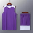 thumbnail image 3 of Shinyii Little Boys Basketball Outfits Athletic Quick Drying Sleeveless Top Shorts Set, 3 of 4